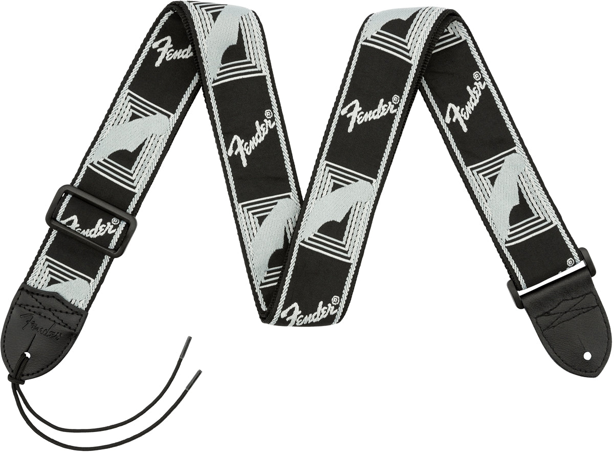 Fender Monogrammed Guitar Strap Black/Light Grey/Dark Grey