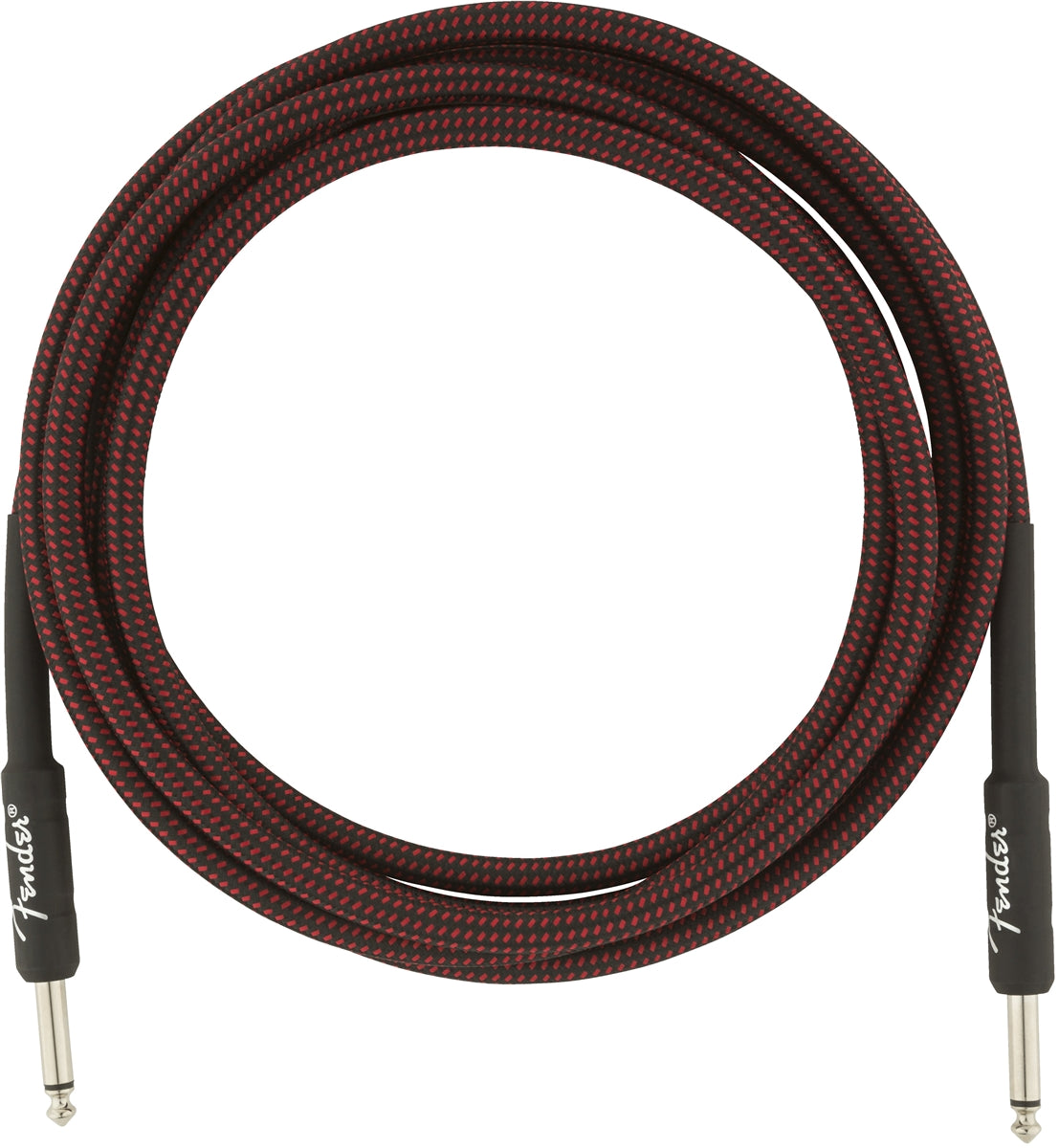 Fender Professional Series 10' Instrument Cable - Red Tweed