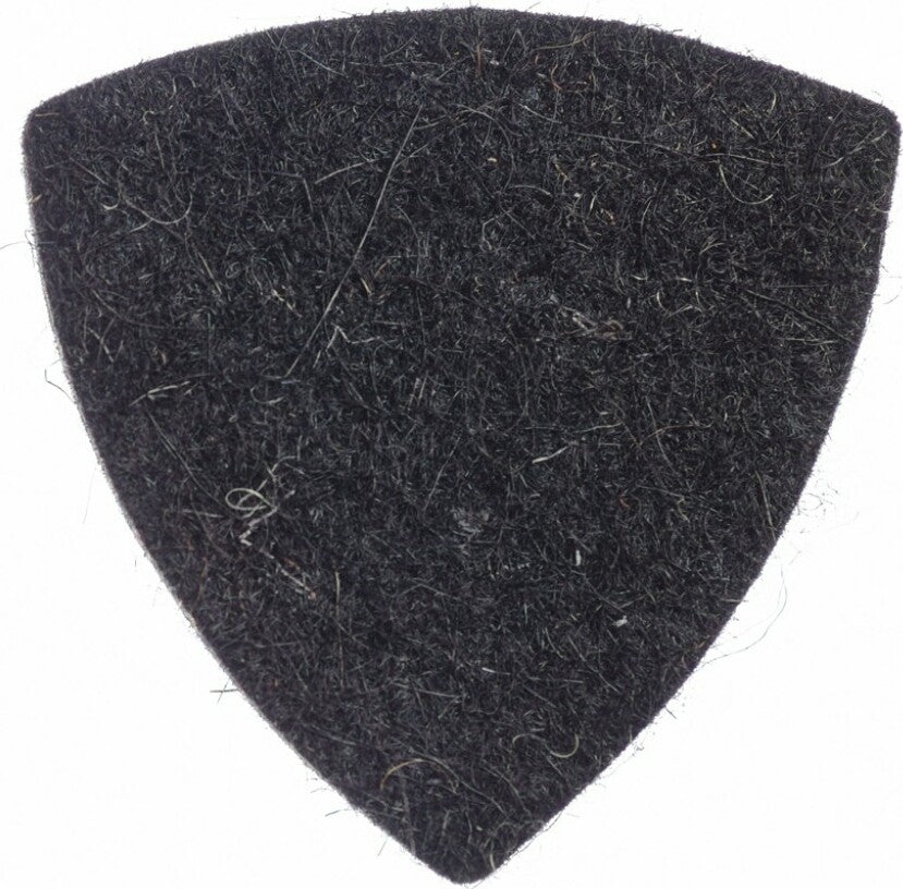 Felt Tones Gypsy Black Wool Felt Single Plectrum