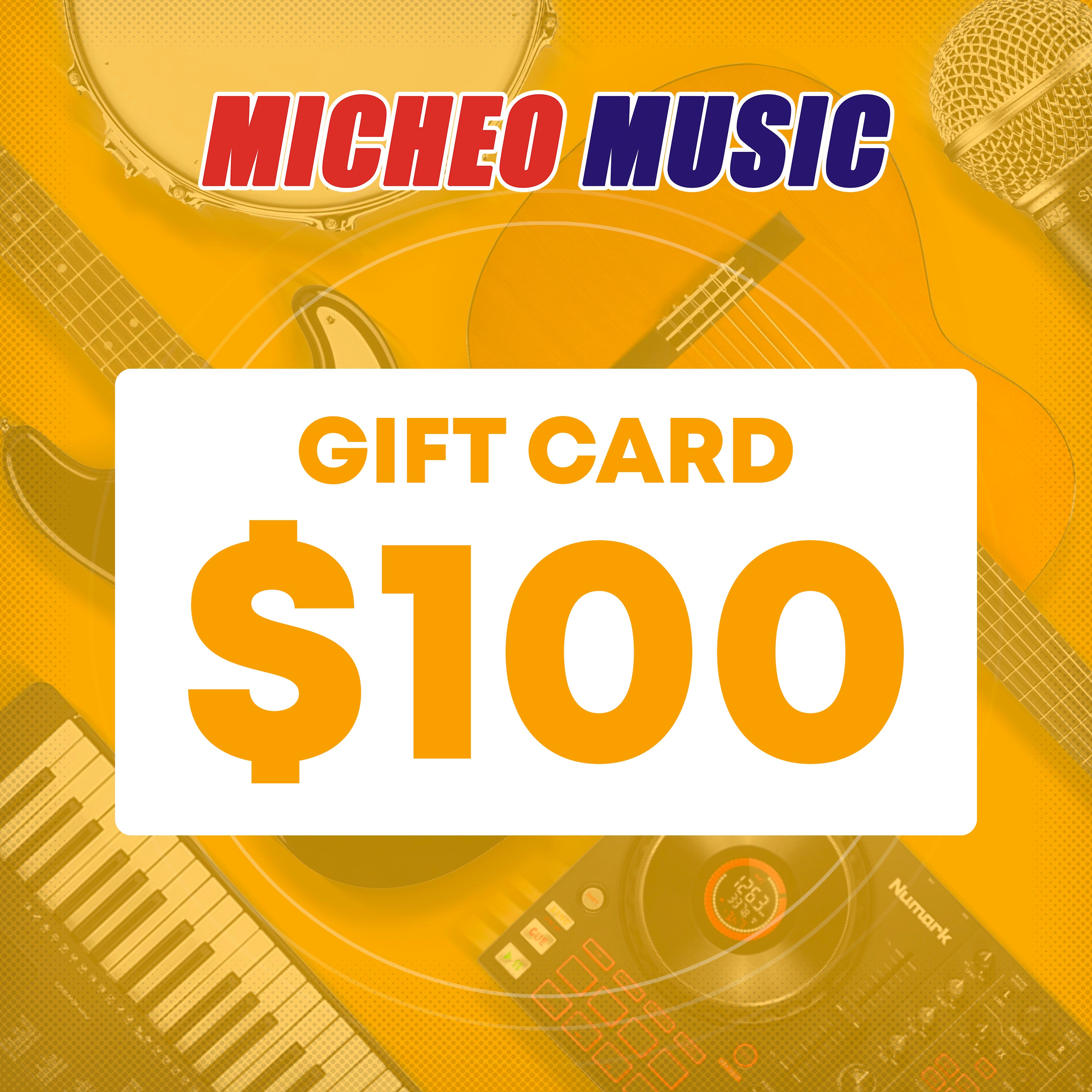 Micheo Music - Gift Card