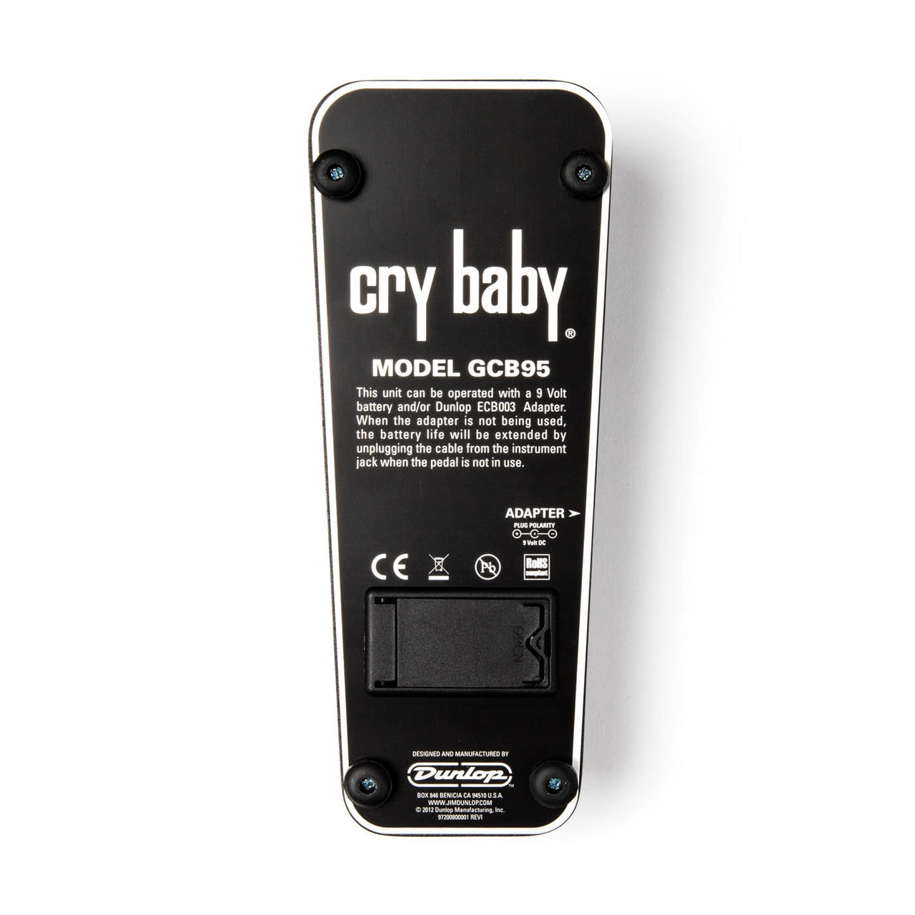 Dunlop Cry Baby Original Pedal de Efecto Wah-Wah