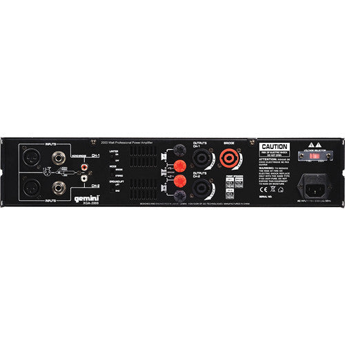 Gemini XGA-2000 Professional Power Amplifier