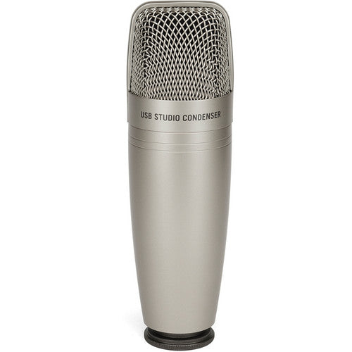 Samson C01U Pro USB Studio Condenser Microphone (Silver)