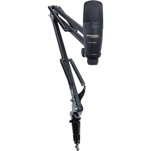 Marantz Professional Pod Pack 1 USB Mic with Broadcast Stand & Cable Kit