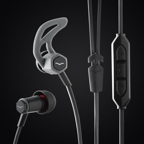 V-MODA Forza In-Ear Headphones with In-Line Mic and Remote Control (Apple iOS, Black)