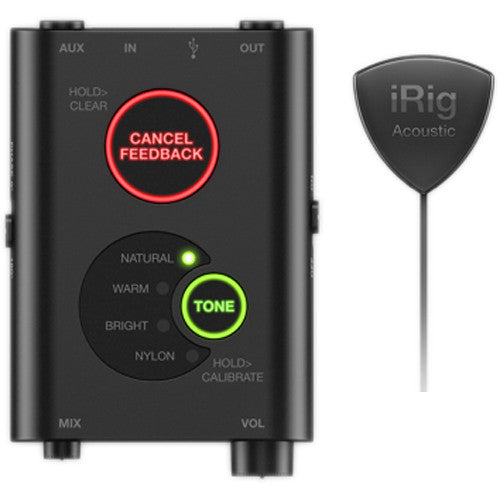 Ik Multimedia Irig Acoustic Stage Digital Acoustic Guitar Microphone System