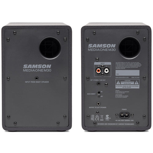 Samson MediaOne M30 Powered Studio Monitors (Pair)