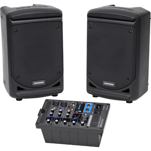 Samson Expedition XP300 6" 2-Way 300W All-In-One Portable Bluetooth-Enabled Stereo PA System