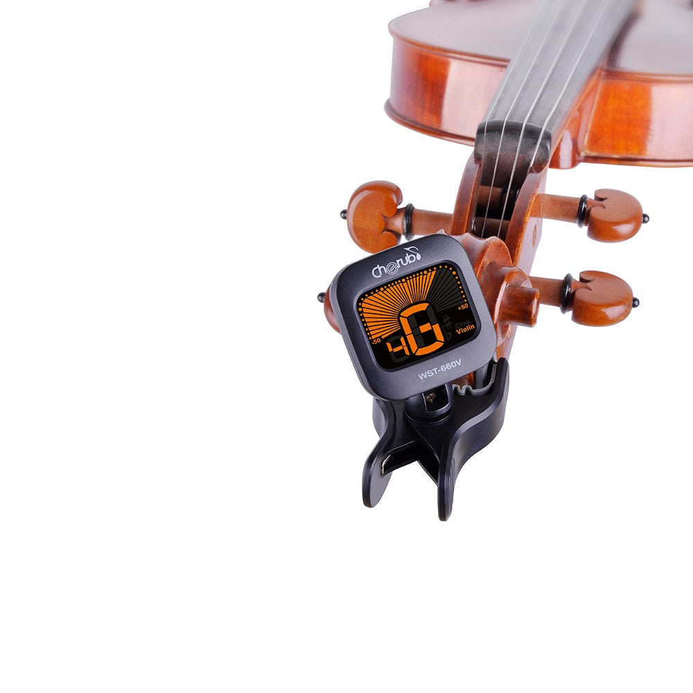 Afinador de violín Clip On Cherub WST-660V