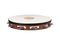 Traditional Goat-Skin Wood Tambourine, Steel Jungles, 1 Row