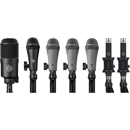 Telefunken DC7 Condenser & Dynamic Microphone System for Drum Kits (7 Mics)