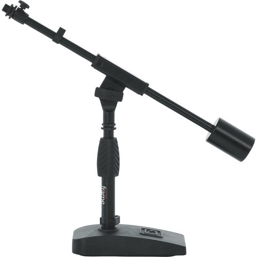 Gator Cases Telescoping Boom Mic Stand for Podcasting or Bass Drum