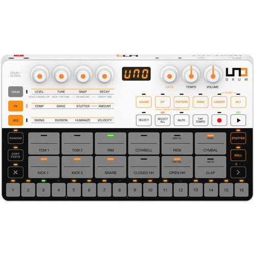 IK Multimedia UNO Drum Machine Portable Analog/PCM