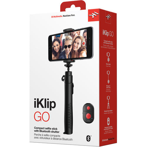 Ik Multimedia Iklip Go Selfie Stick For Iphone, Tablet and Digital Camera