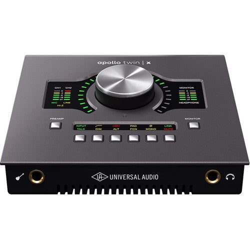Universal Audio Apollo Twin X DUO Thunderbolt 3 Desktop Audio Interface with Real-Time UAD Processing