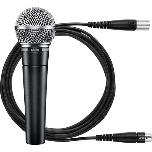Shure SM58 Cardioid Dynamic Vocal Mic- With XLR Cable
