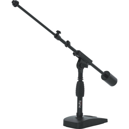 Gator Cases Telescoping Boom Mic Stand for Podcasting or Bass Drum