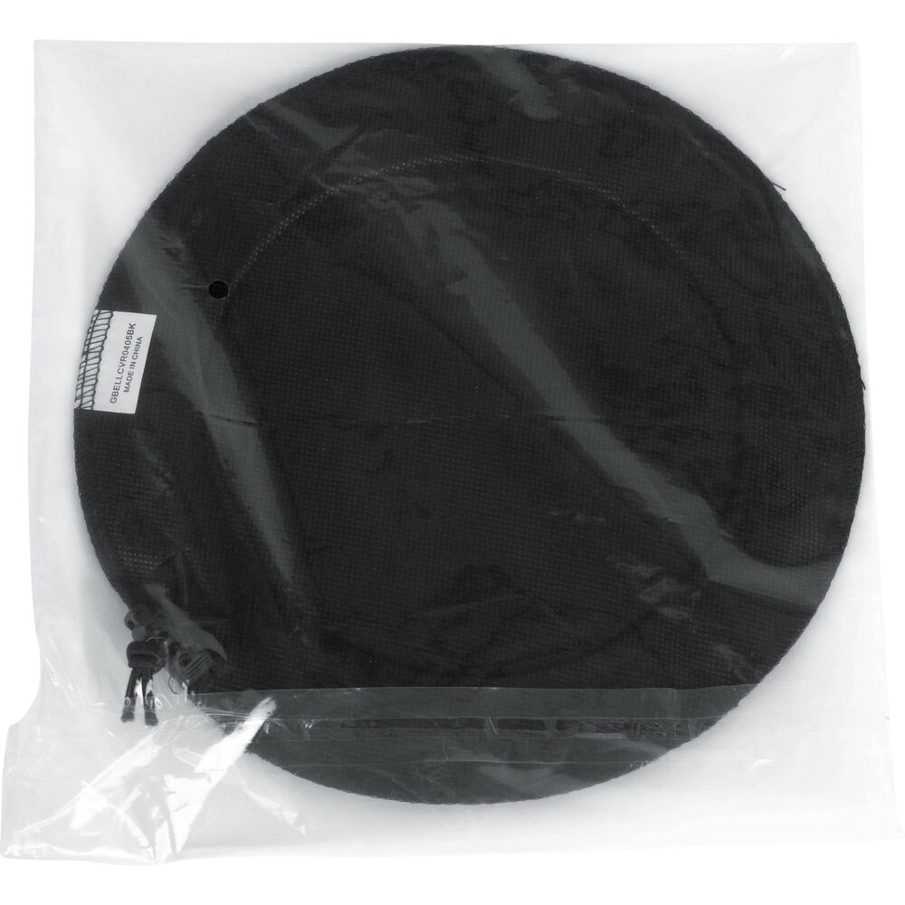 Gator GBELLCVR0809BK Black Bell Cover With Merv 13 Filter, 8-9 Inches