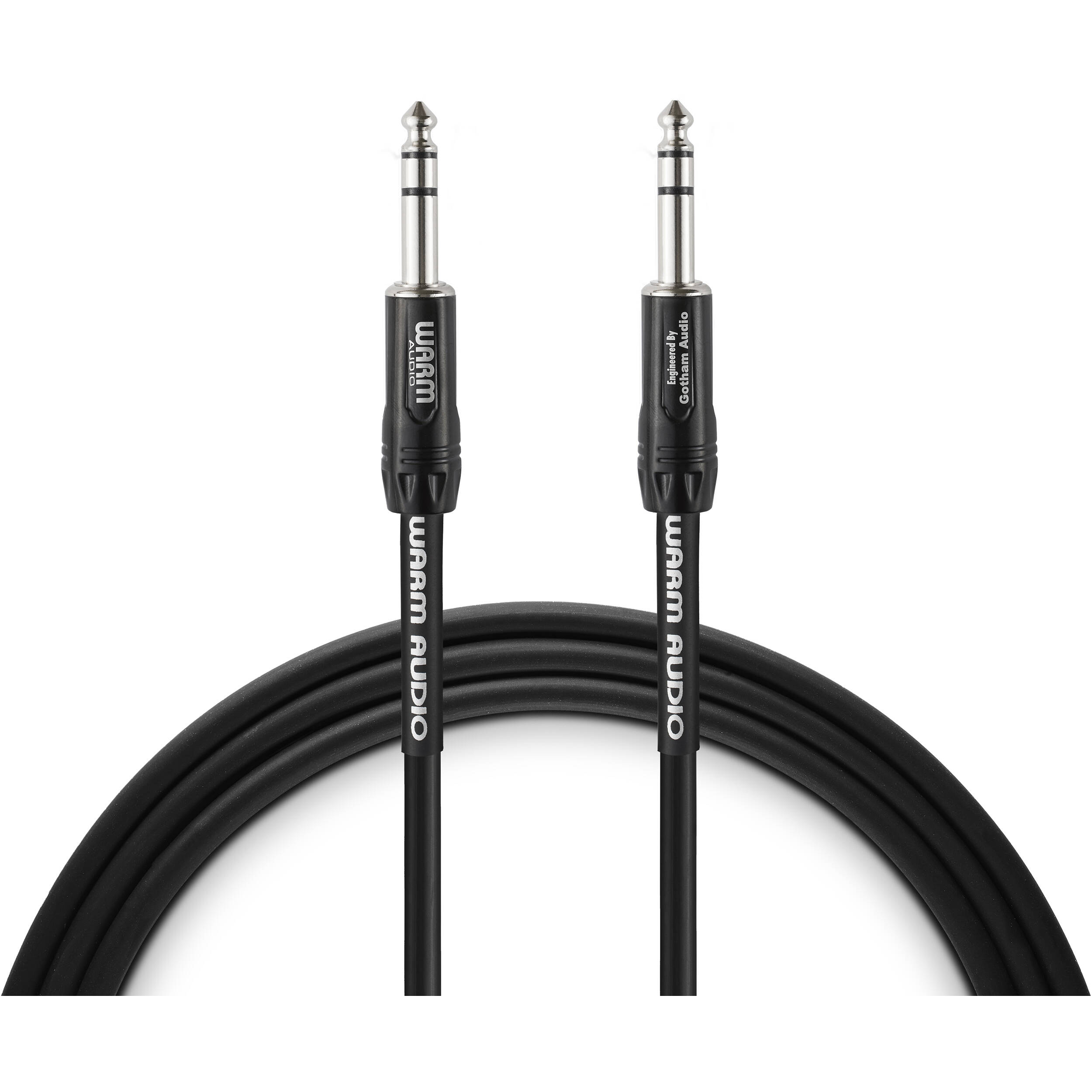 Warm Audio Pro-TRS-20' Pro Silver TRS to TRS Cable - 20-foot