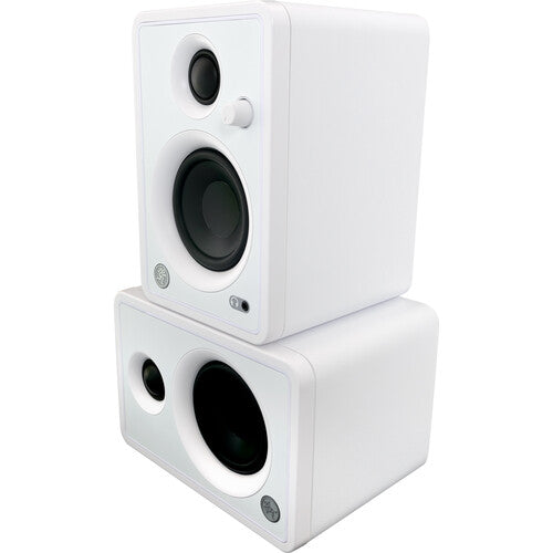 Mackie CR3-XBT Creative Reference Series 3" Multimedia Monitors with Bluetooth (Pair, Limited-Edition White )
