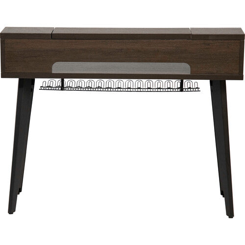 Gator Elite Furniture Series 61-Note Keyboard Table (Dark Walnut Finish)