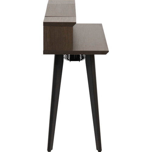 Gator Elite Furniture Series 61-Note Keyboard Table (Dark Walnut Finish)