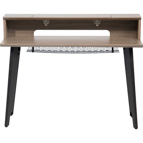Gator Elite Furniture Series 61-Note Keyboard Table (Driftwood Grey)