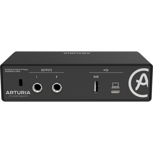 Arturia MiniFuse 1 Portable 1x2 USB Type-C Audio Interface (Black)