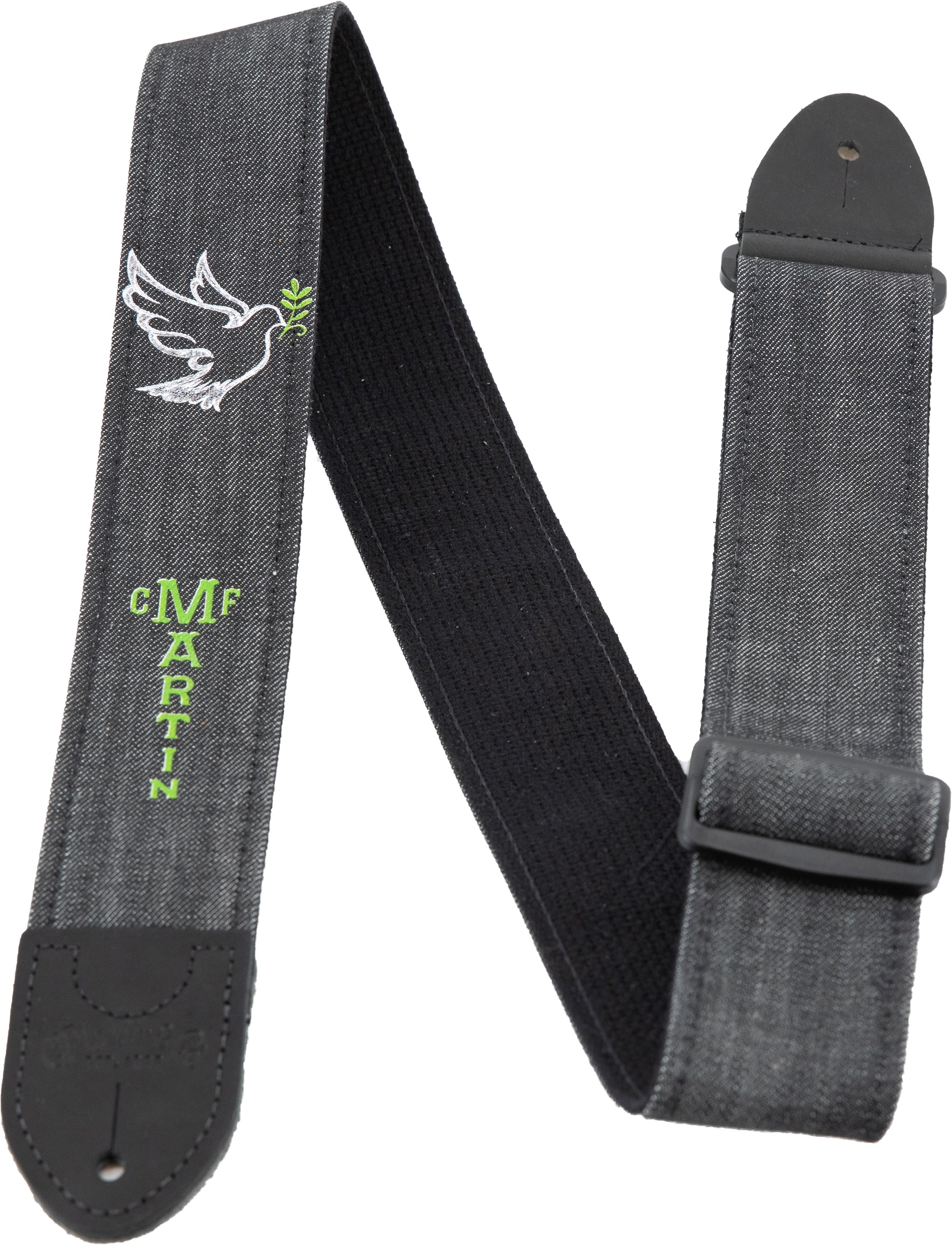 Martin Guitar Strap - Peace Dove - Cotton Denim - 18A0107