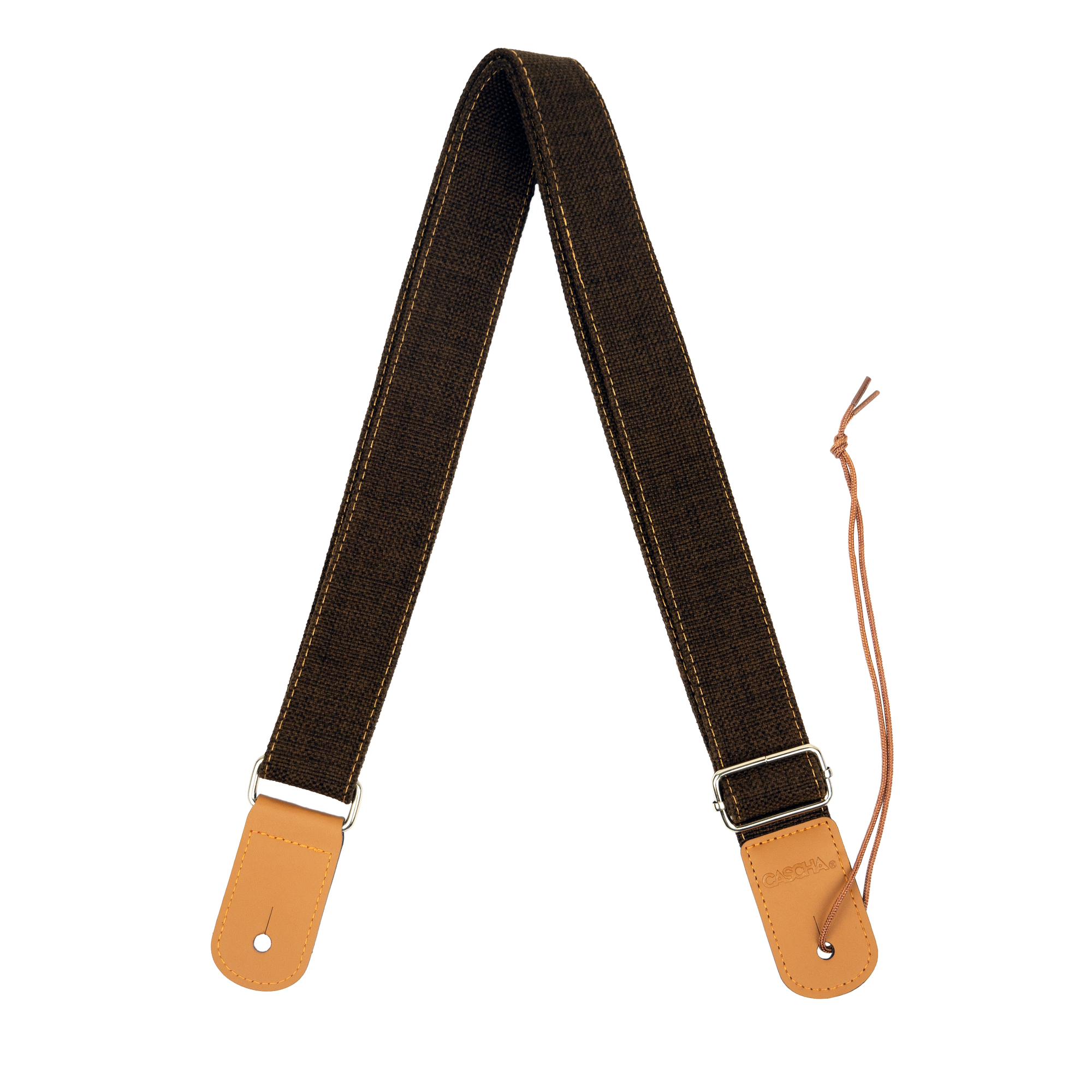 Cascha Cotton Ukulele Strap - Brown