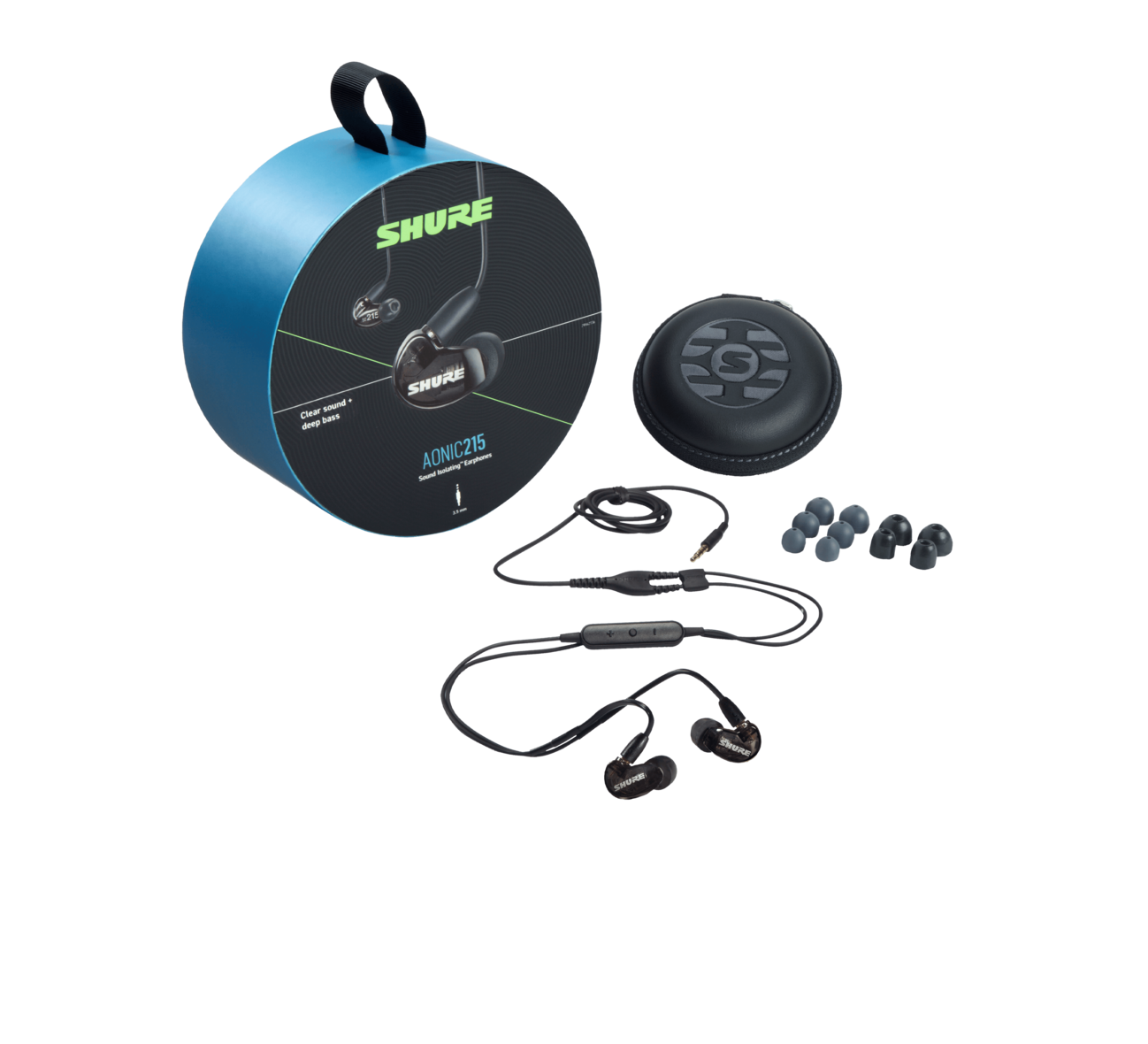 Shure AONIC 215 Sound Isolating™ Earphones - Black