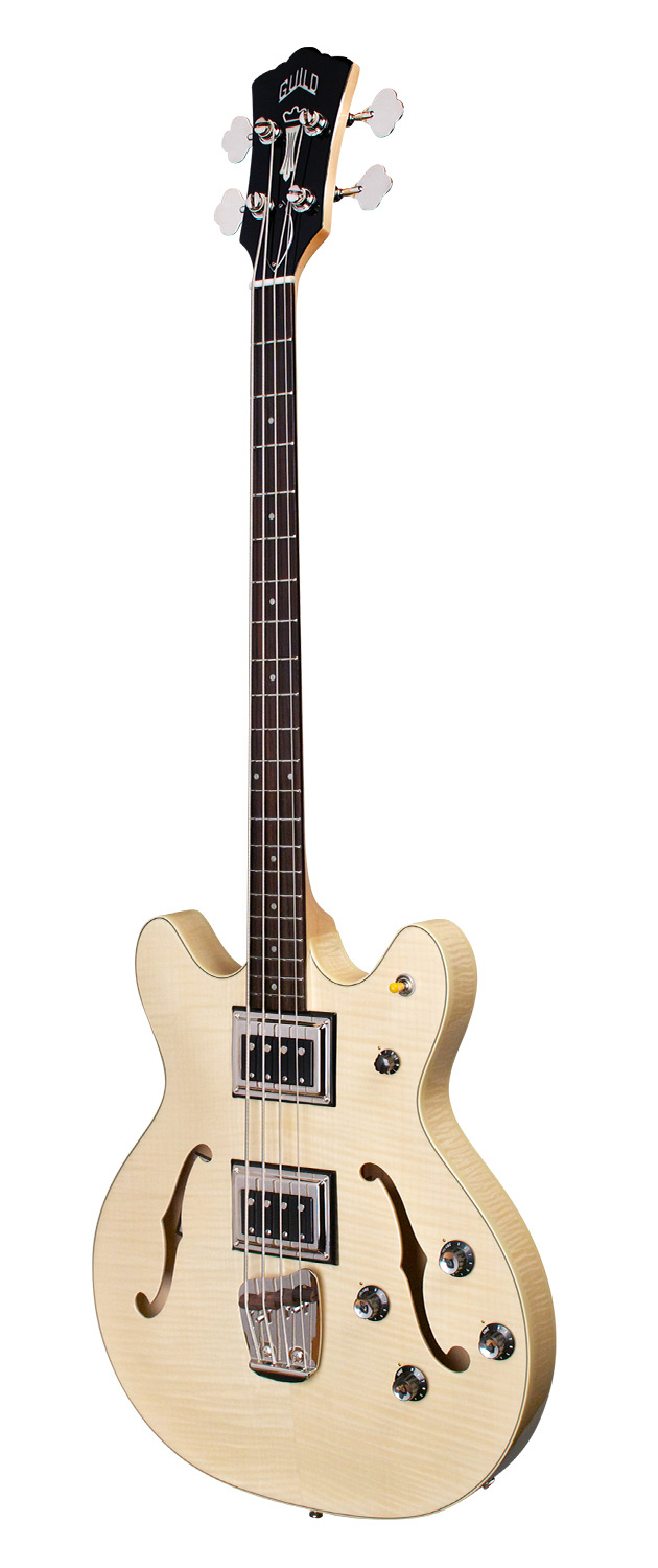 Guild Starfire 4 String Semi Hollow Electric Bass II - Flamed Maple
