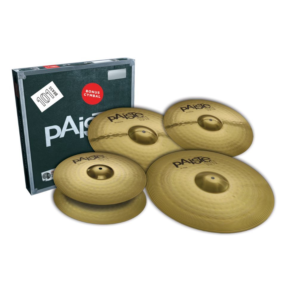 Paiste 101 Brass Universal Set 14 16 20 Bonus 14