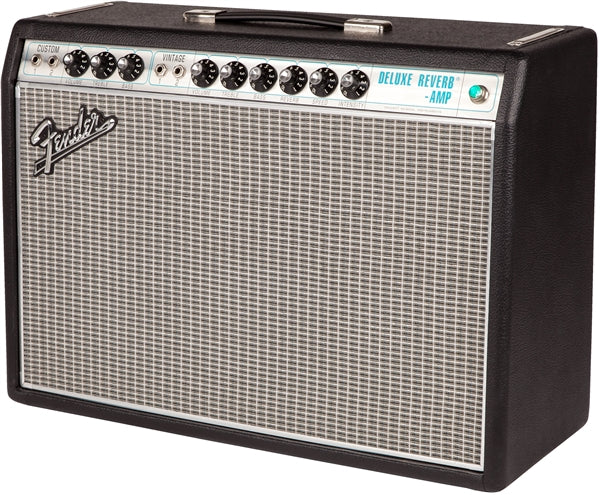 Fender '68 Custom Deluxe Reverb 1x12" 22-Watt Tube Combo Amp - Black