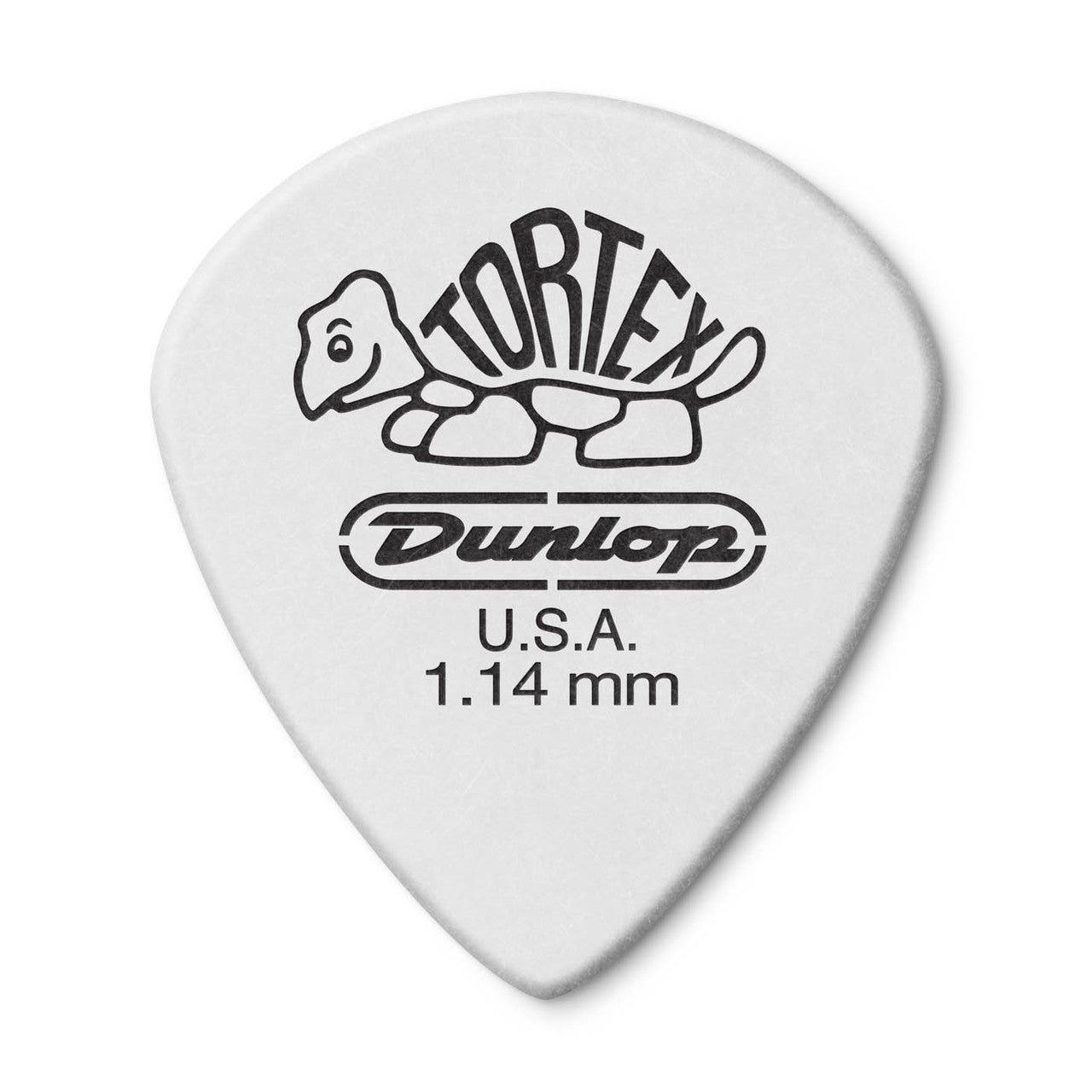Dunlop 478P114 Tortex White Jazz III Guitar Pick 1.14mm