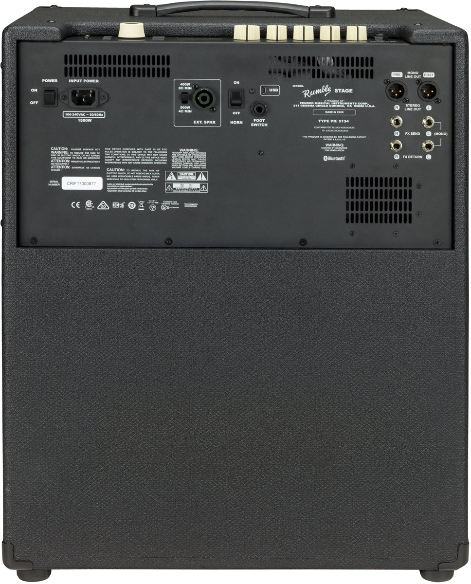 Fender Rumble Stage 800W Digital Bass Combo Amp