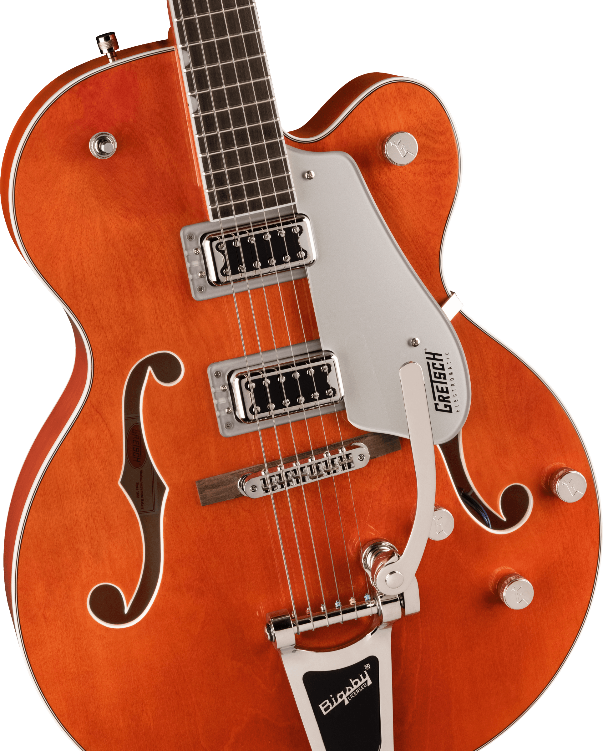 Gretsch G5420T Electromatic Classic Hollowbody Single Cut Electric Guitar - Orange Stain