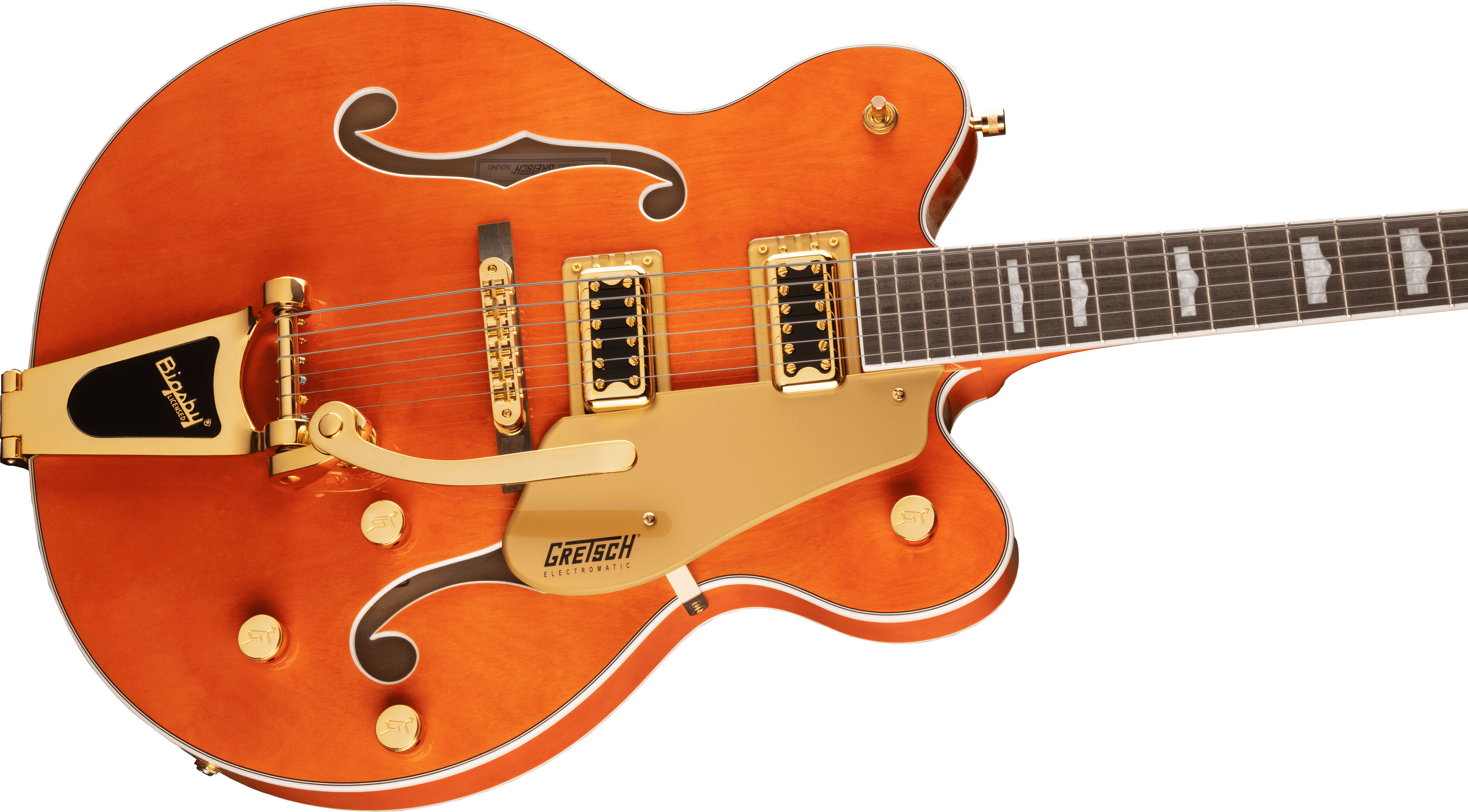 Gretsch G5422TG Electromatic Classic Hollowbody Double Cut Electric Guitar - Orange Stain