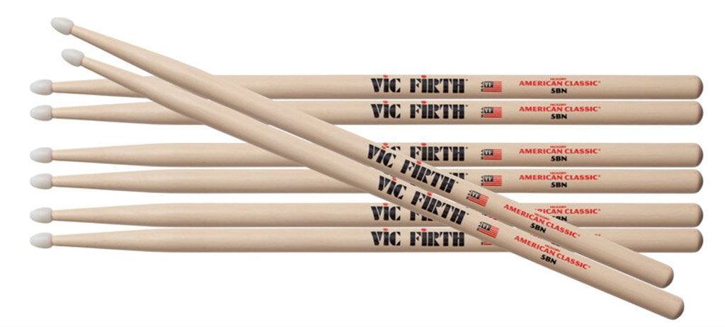 Vic Firth 4 for 3 5BN Nylon Drumstick Pack