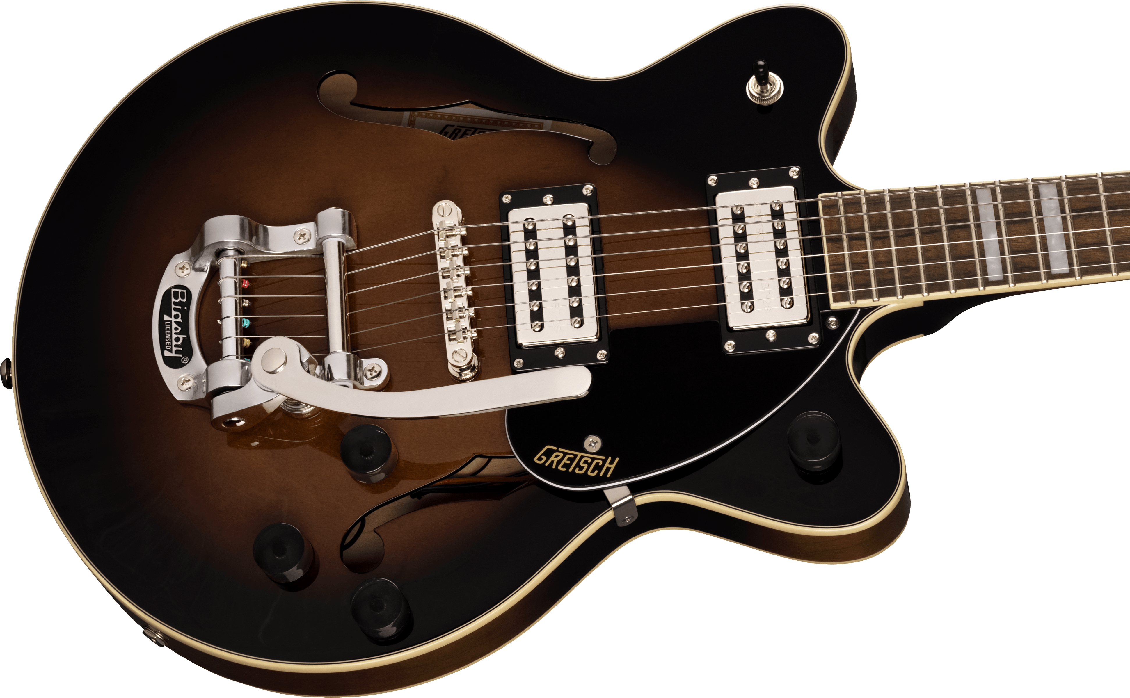 Gretsch G2655T Streamliner Center Block Jr. Semi-Hollow Electric Guitar - Brownstone Maple