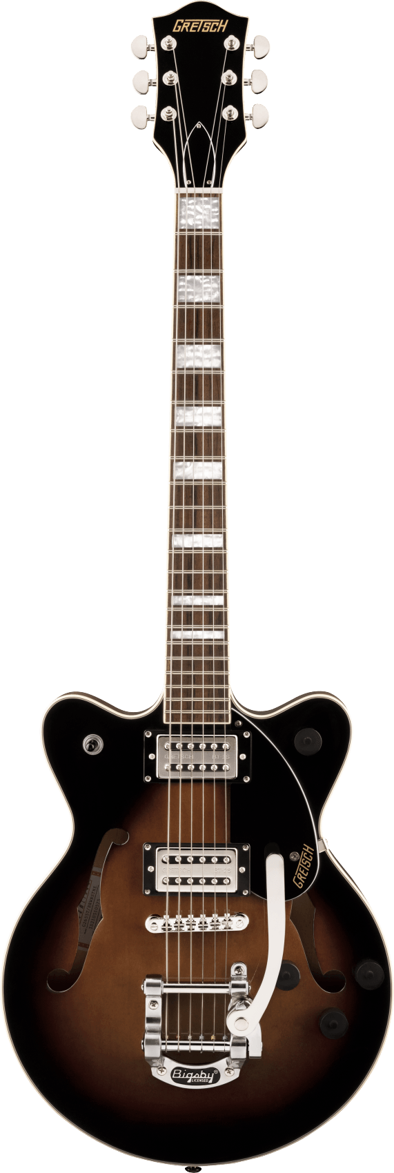 Gretsch G2655T Streamliner Center Block Jr. Semi-Hollow Electric Guitar - Brownstone Maple
