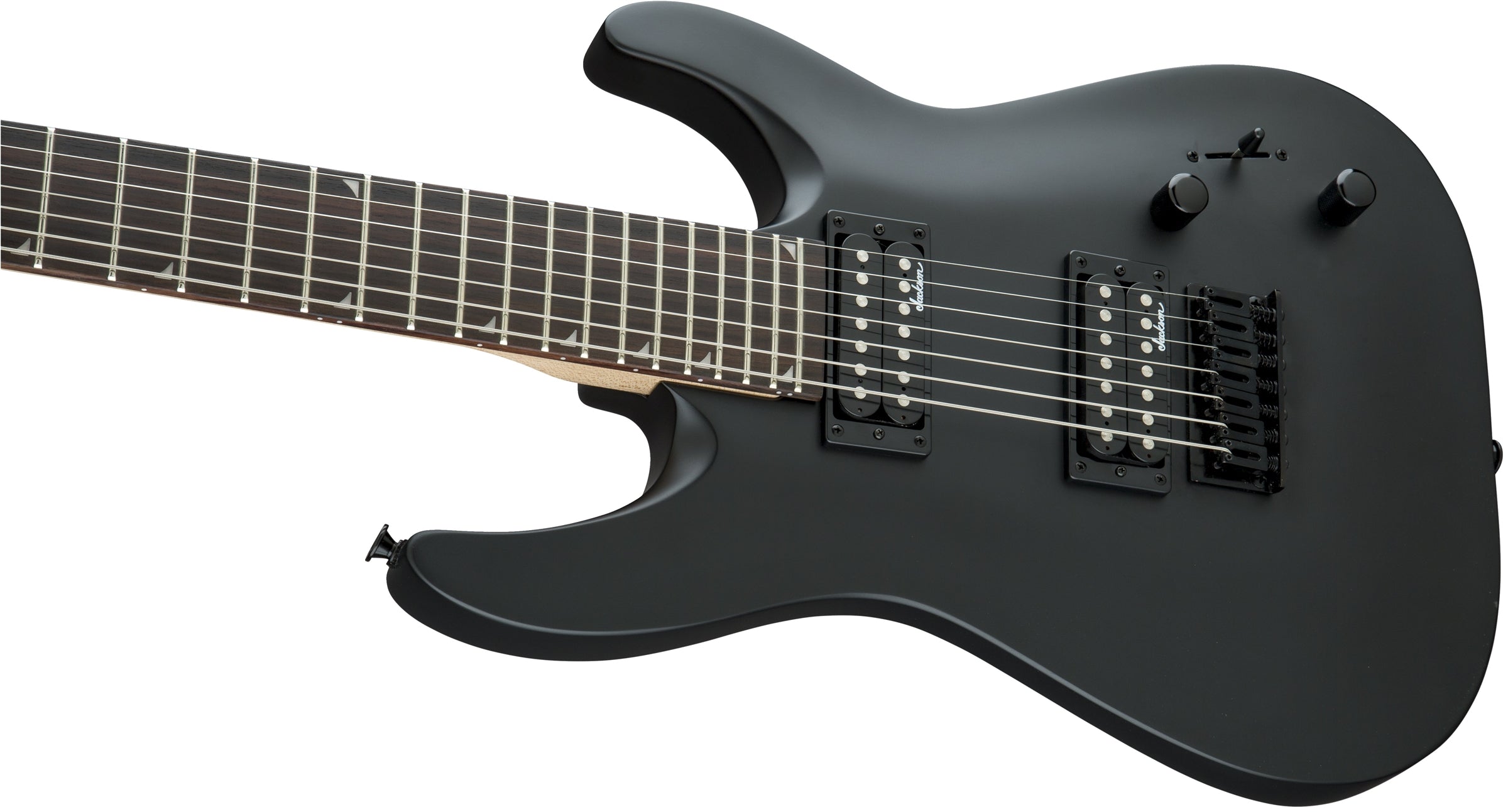 Jackson Dinky JS22-7 DKA HT Arch Top Satin 7-String Electric Guitar Black