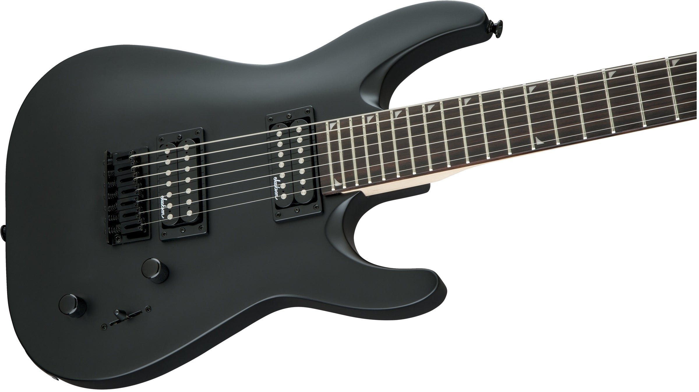 Jackson Dinky JS22-7 DKA HT Arch Top Satin 7-String Electric Guitar Black