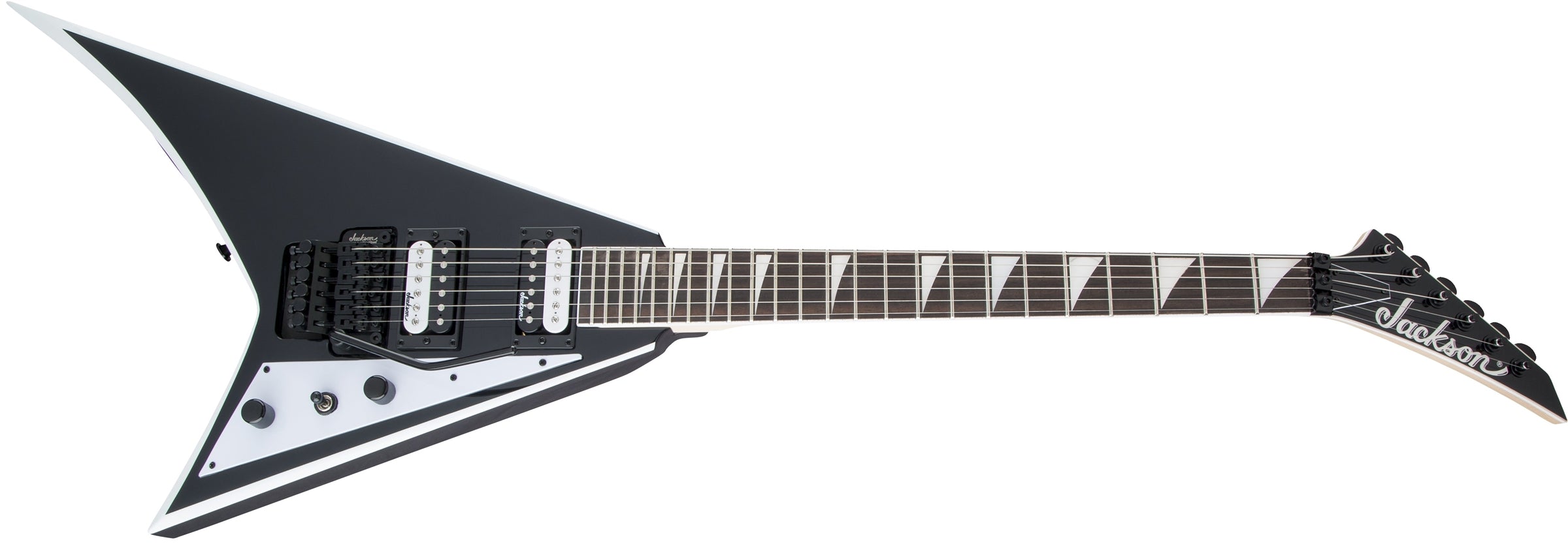 Jackson Rhoads Js32 Electric Guitar - Black With White Bevels