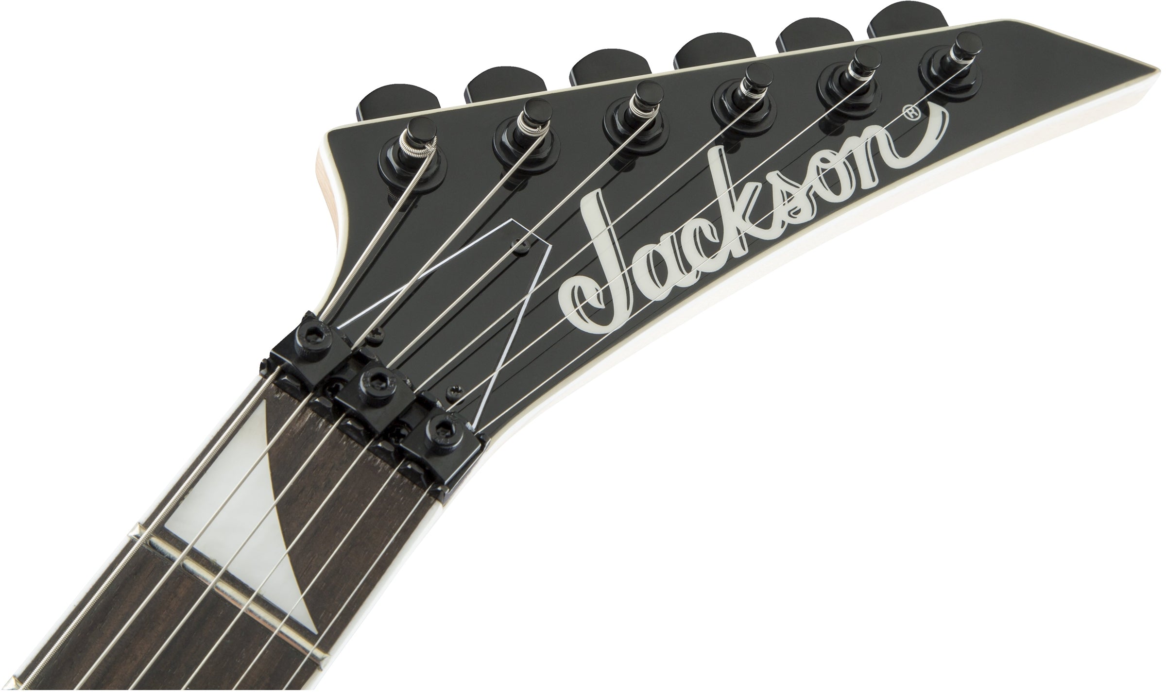 Jackson Rhoads Js32 Electric Guitar - Black With White Bevels