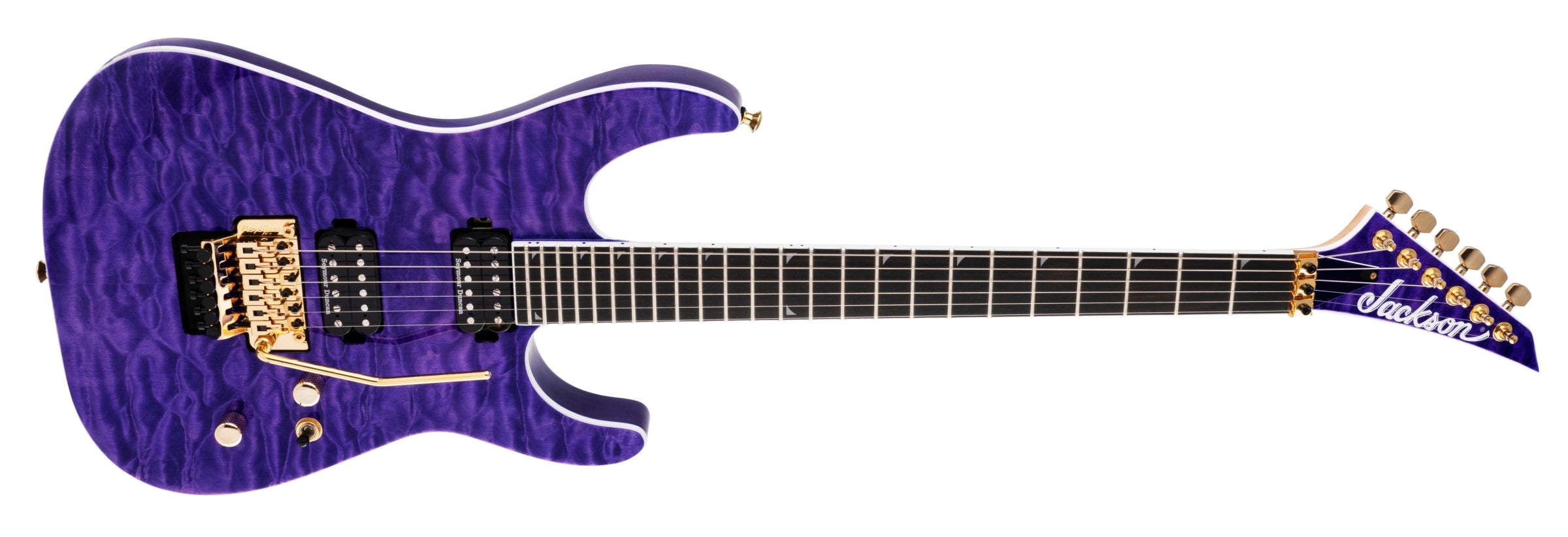 Jackson Pro Series Soloist Sl2q Mah Electric Guitar - Transparent Purple