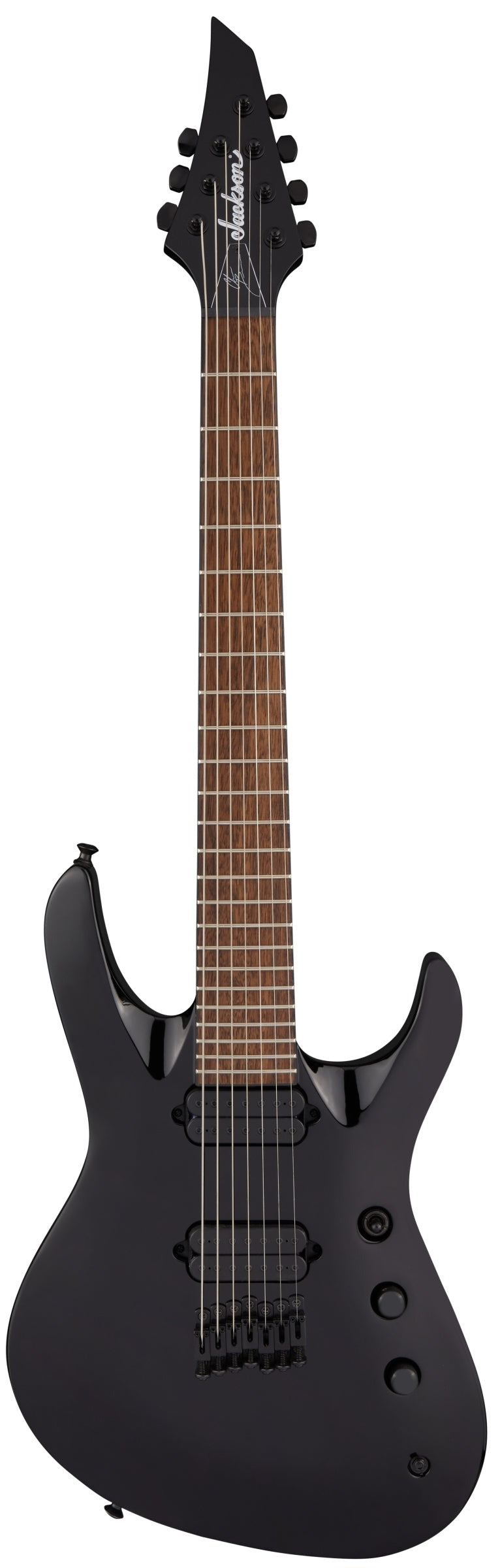 Jackson Pro Series Chris Broderick Signature HT7 Soloist 7-String Electric Guitar - Gloss Black