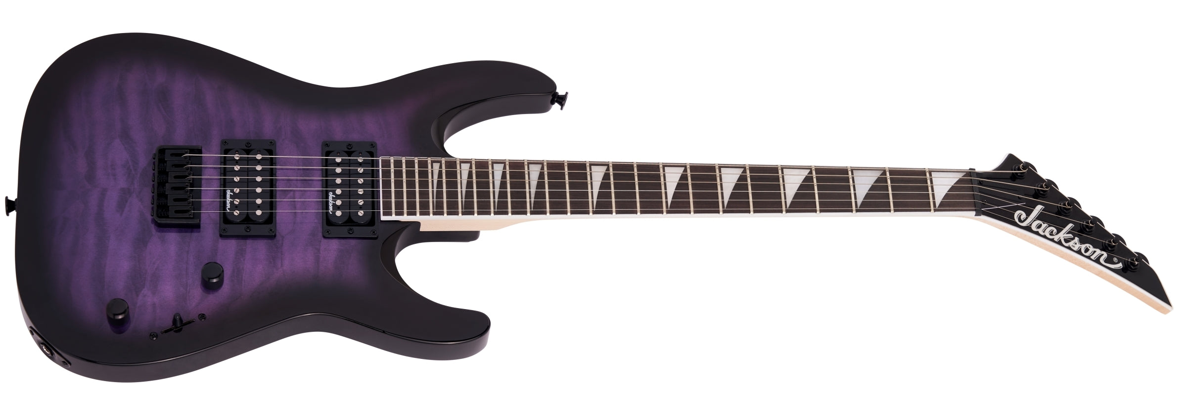 Jackson JS Series Dinky Arch Top JS32Q Electric Guitar - Transparent Purple Burst