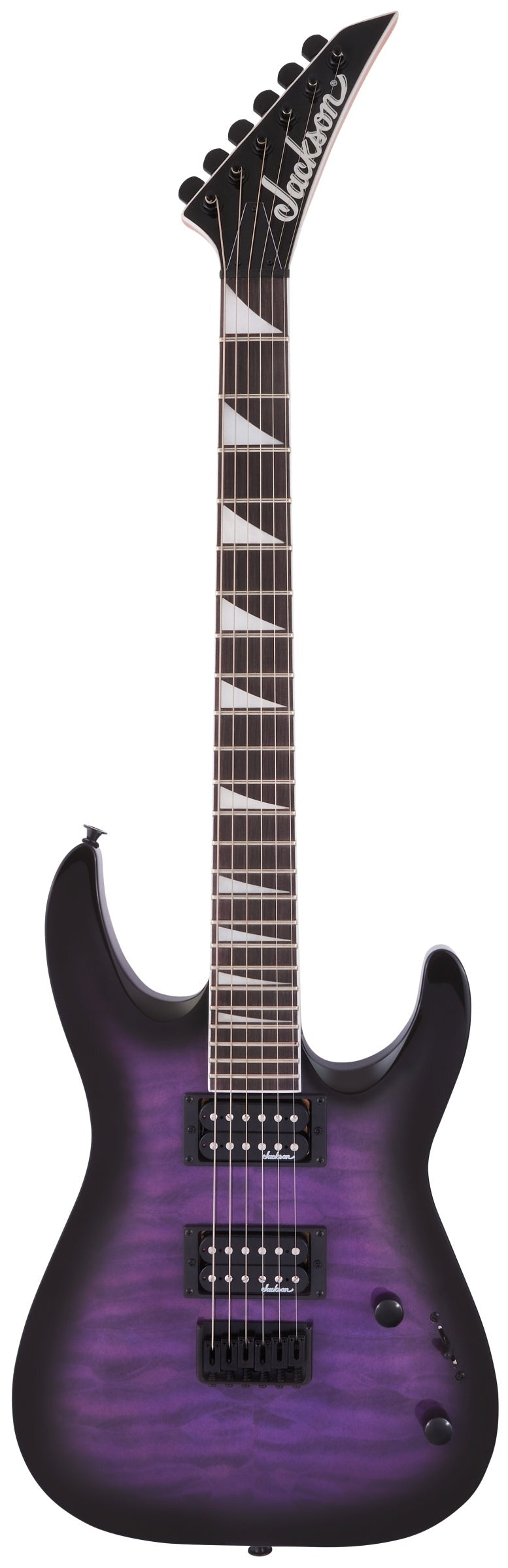 Jackson JS Series Dinky Arch Top JS32Q Electric Guitar - Transparent Purple Burst