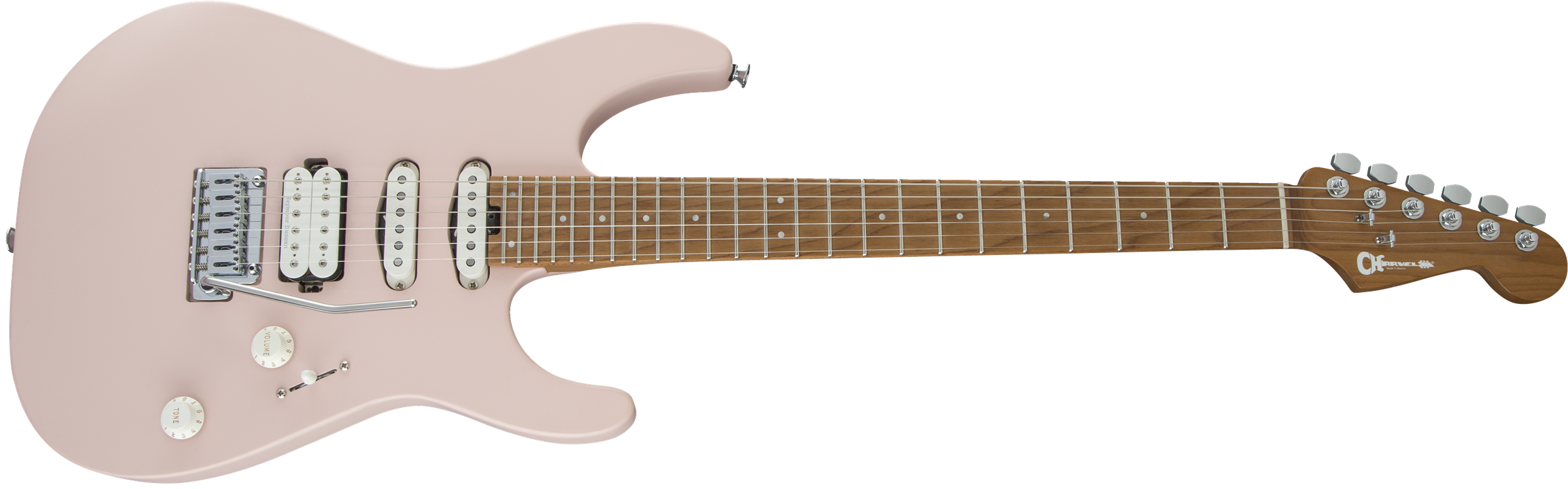 Charvel Pro-Mod DK24 HSS Electric Guitar - Shell Pink